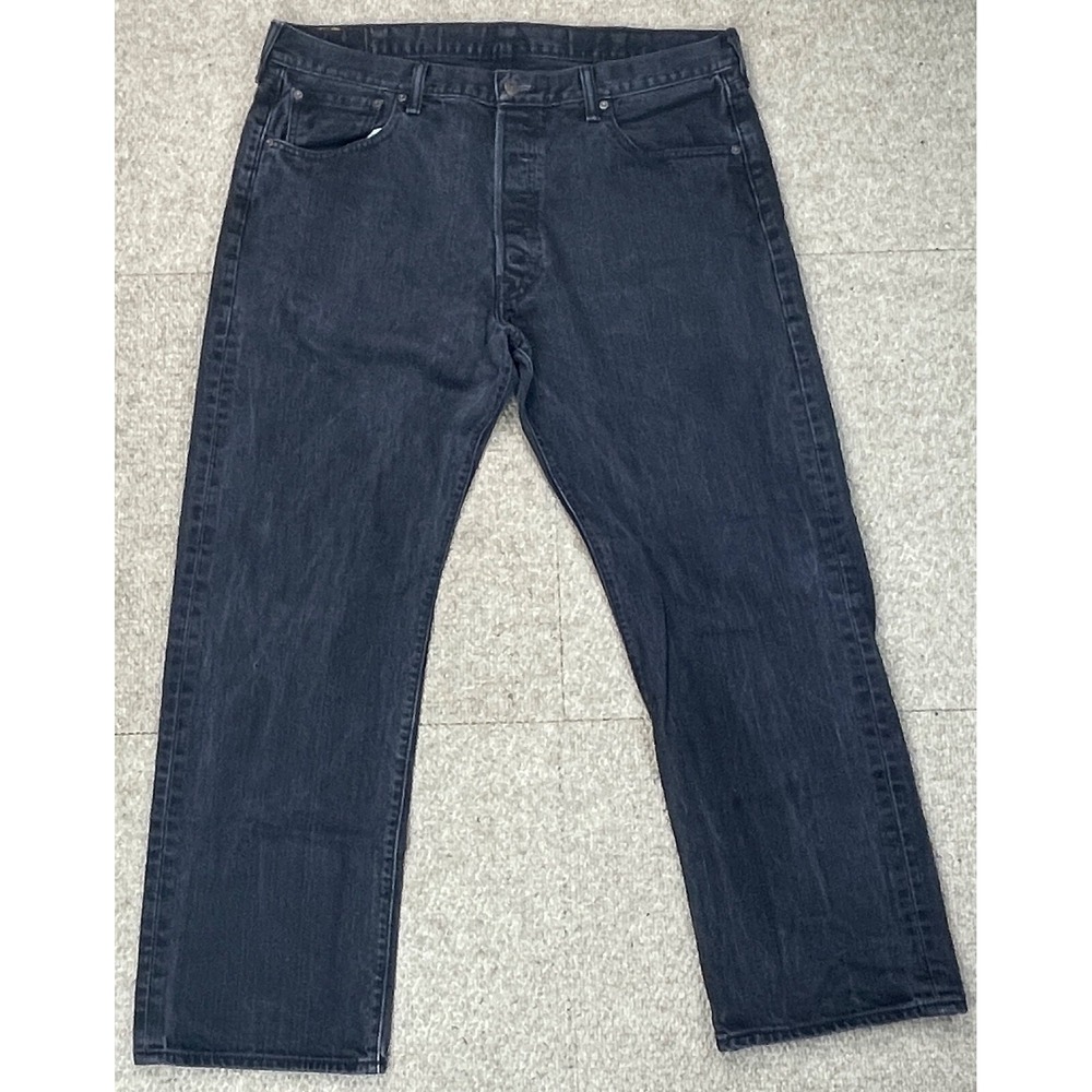 Levi Strauss & Co. 501xx Men's‎ Black Button Fly Jeans Size 40x30